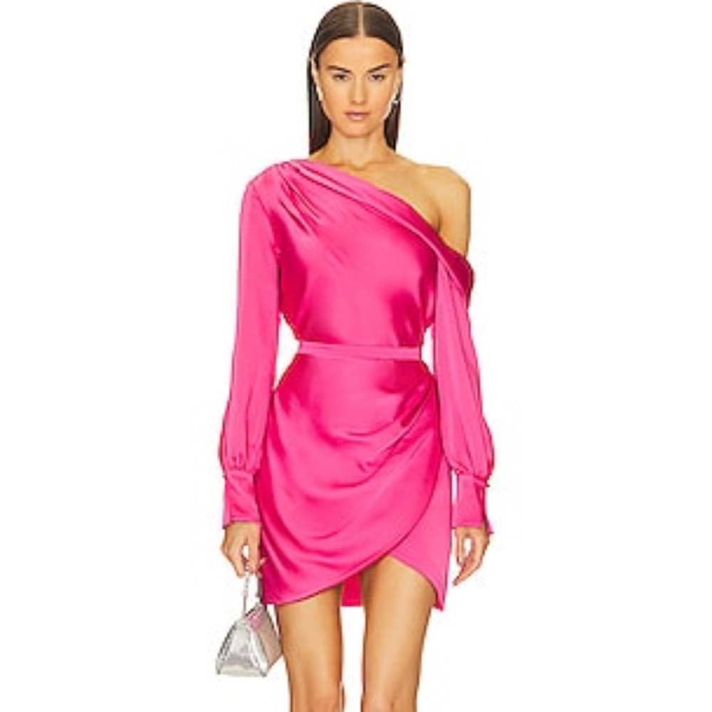 JONATHAN SIMKHAI x REVOLVE Cameron Dress in Azalea - Picture 1 of 8